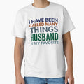 Husband Is My Favorite – Bold Typography Design for Men by TeeTimeTreasure