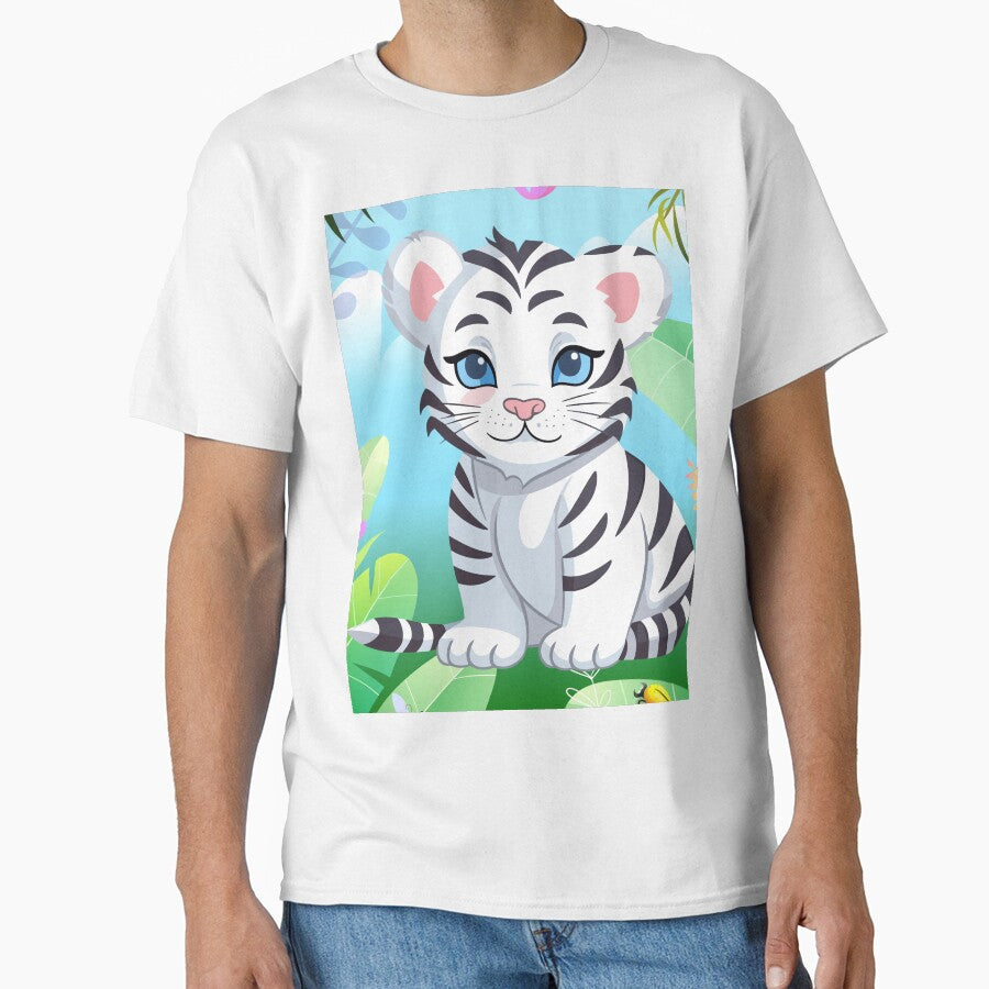 TIGER GRAPHIC BABY SIBERIAN TIGER DESIGN by OnlineTshirtMan