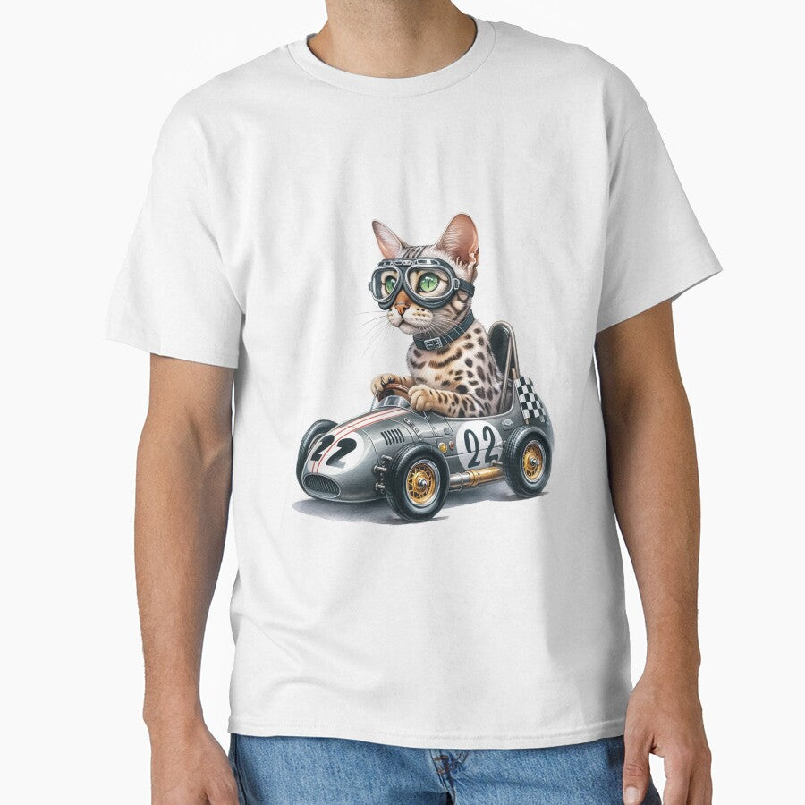 Egyptian Mau Speed Racer - Funny Cat by vogocom