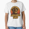 Labrador Dad Retro Sunset Vintage Gift by PawPrintCustom