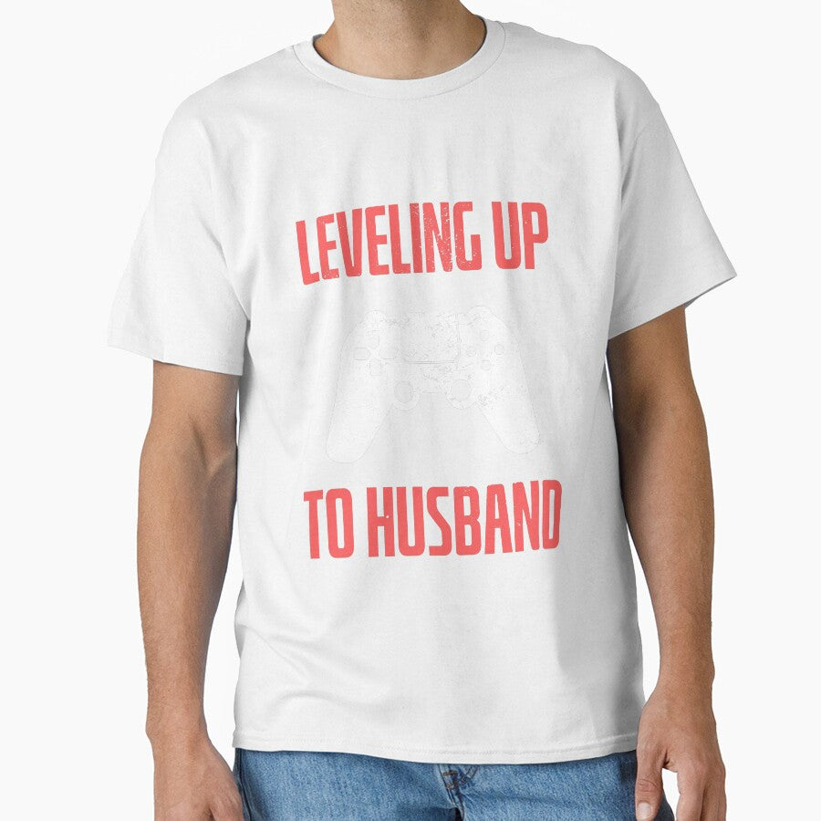 Gamer Engagement Groom Fiance Wedding Leveling Up To Husband by 74ninetees