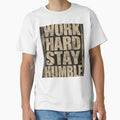 Work Hard Stay Humble Gym Motivation Shirt – Fitness Workout Quote Design by guchieworldcollection