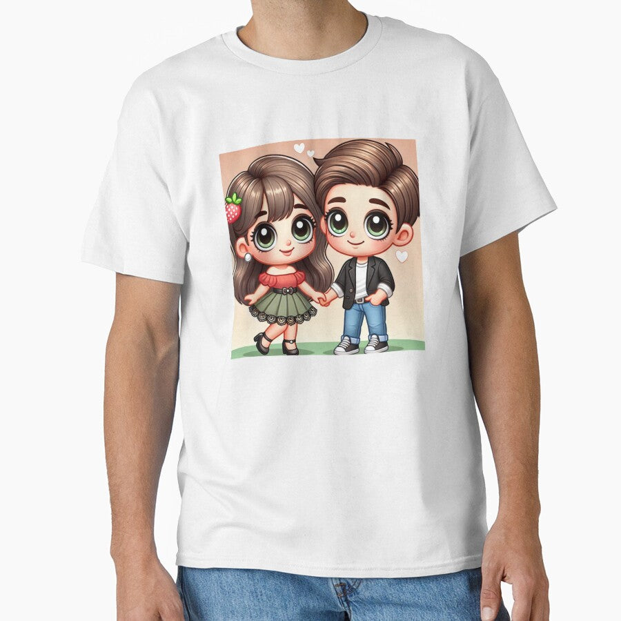 Valentine Sweet Chibi Couple in Love Gifts by Pimfonult
