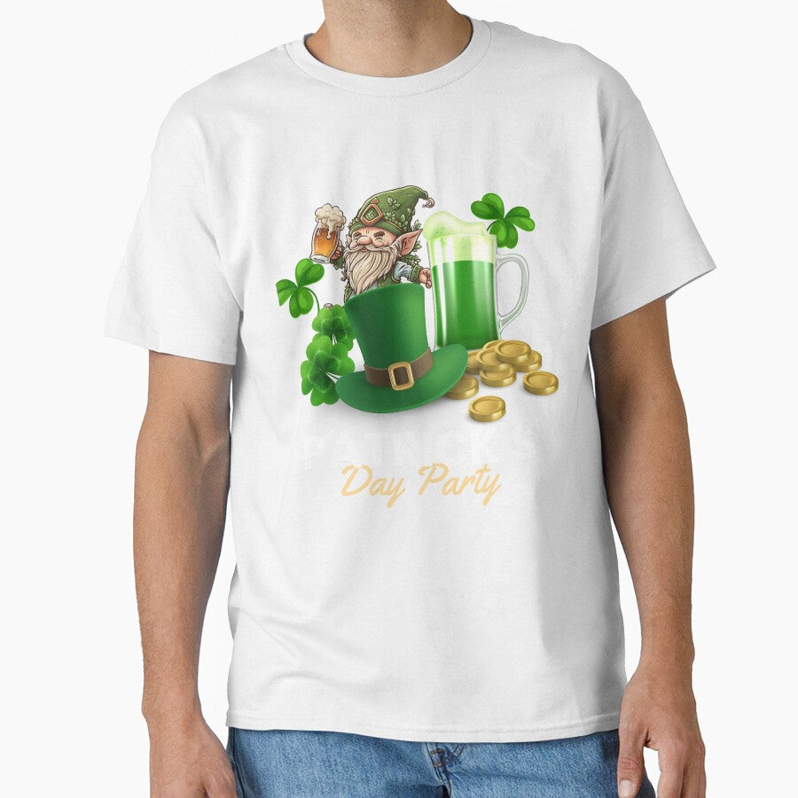 Get lucky vibes for st patrick's day Shamrock Tee by Emma Studio