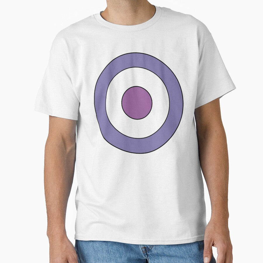 Mens Womens White Hawkeye Target Tshirt Design by doubledagger