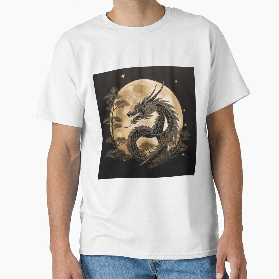 Chinese dragon in sepia color. by BAR DEC