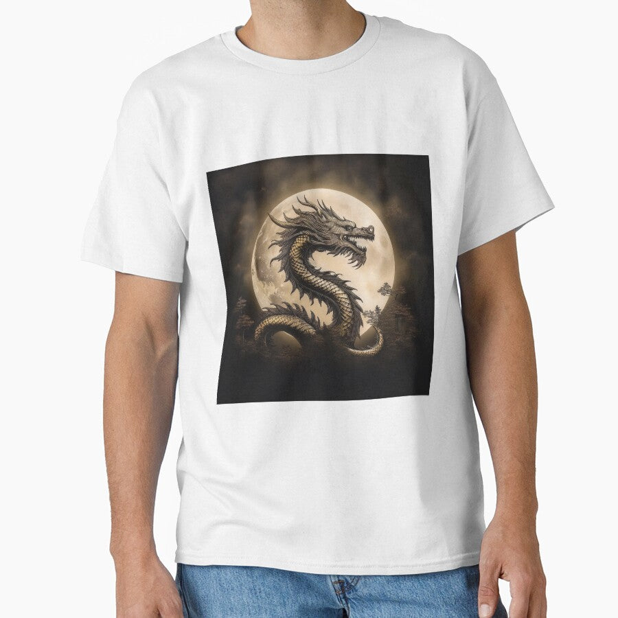 Chinese dragon in sepia. by BAR DEC
