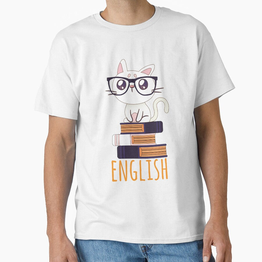 Nerd Cat English Teacher by soondoock
