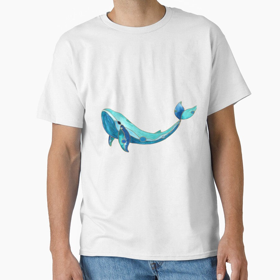 Stained Glass Humpback Whale by Nature Girl Studios