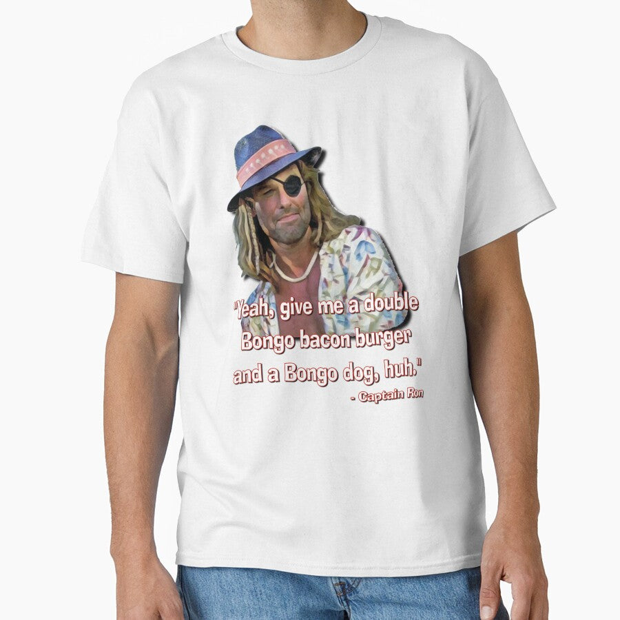 CAPTAIN RON - Give me a double Bongo bacon burger and a Bongo dog by Synth Overlord Designs