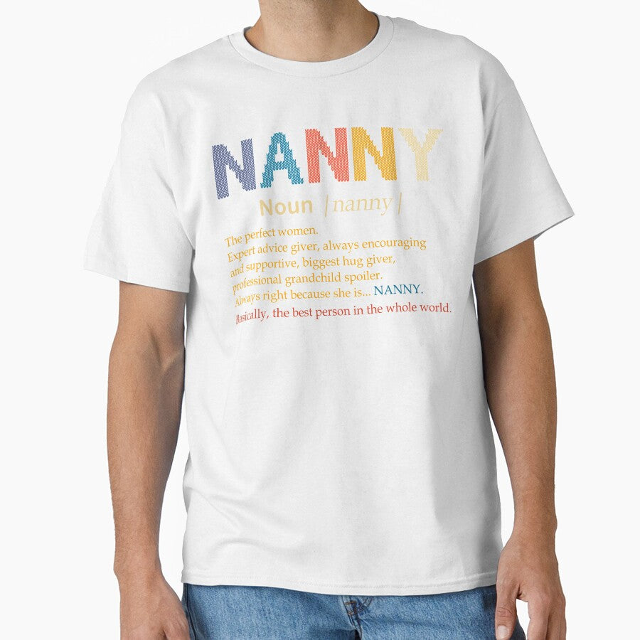 Nanny Definition Perfect Women Gift by Dolphin Graphic