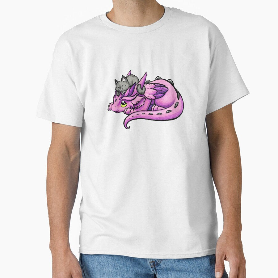 Dragon with Kitty Friend by Dragons and Beasties
