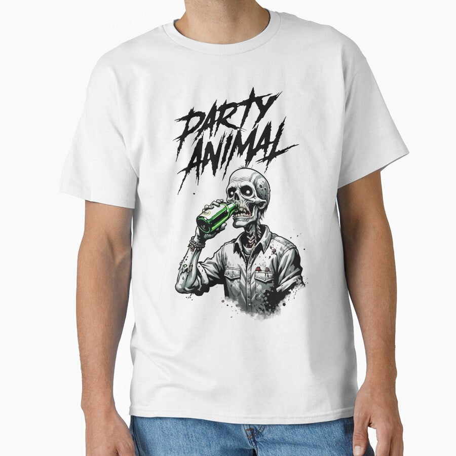 Zombie Party Animal - Zombie Skull by NightTimeJ