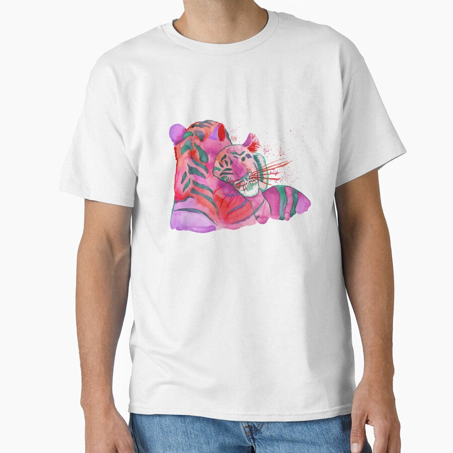 Cuddling Tigers - Pink Palette by Niina  Niskanen