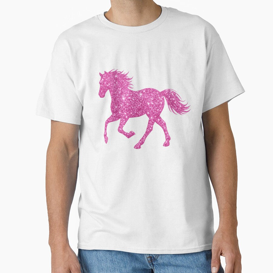 Pink Glitter Horse by OTSC