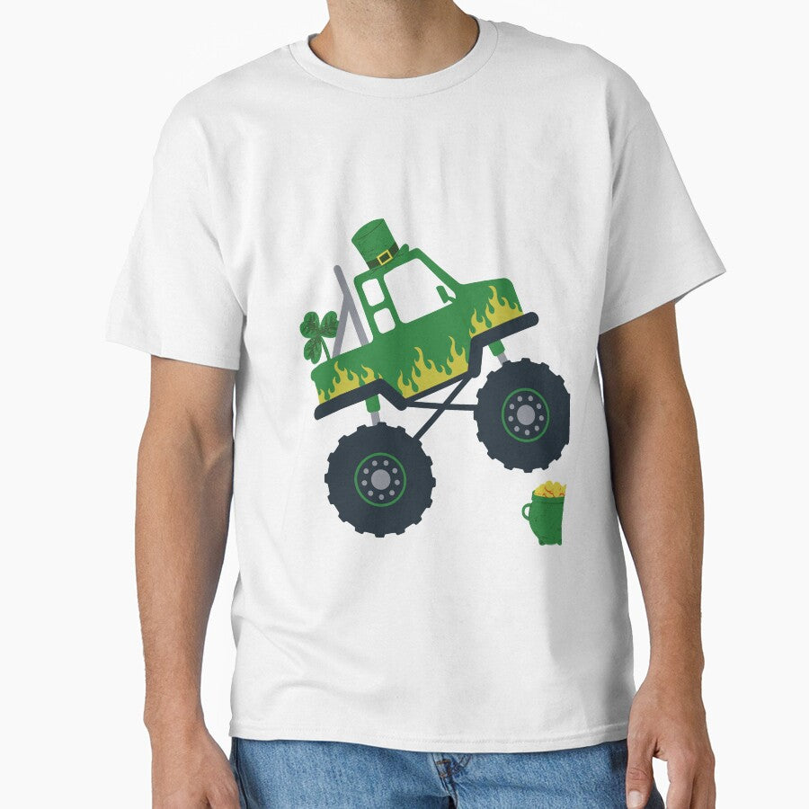 St Patricks Day -  Funny And Cute Truck St Patrick's Day Idea For Kids And Toddlers by Diferenty Shop  ⭐⭐⭐⭐⭐