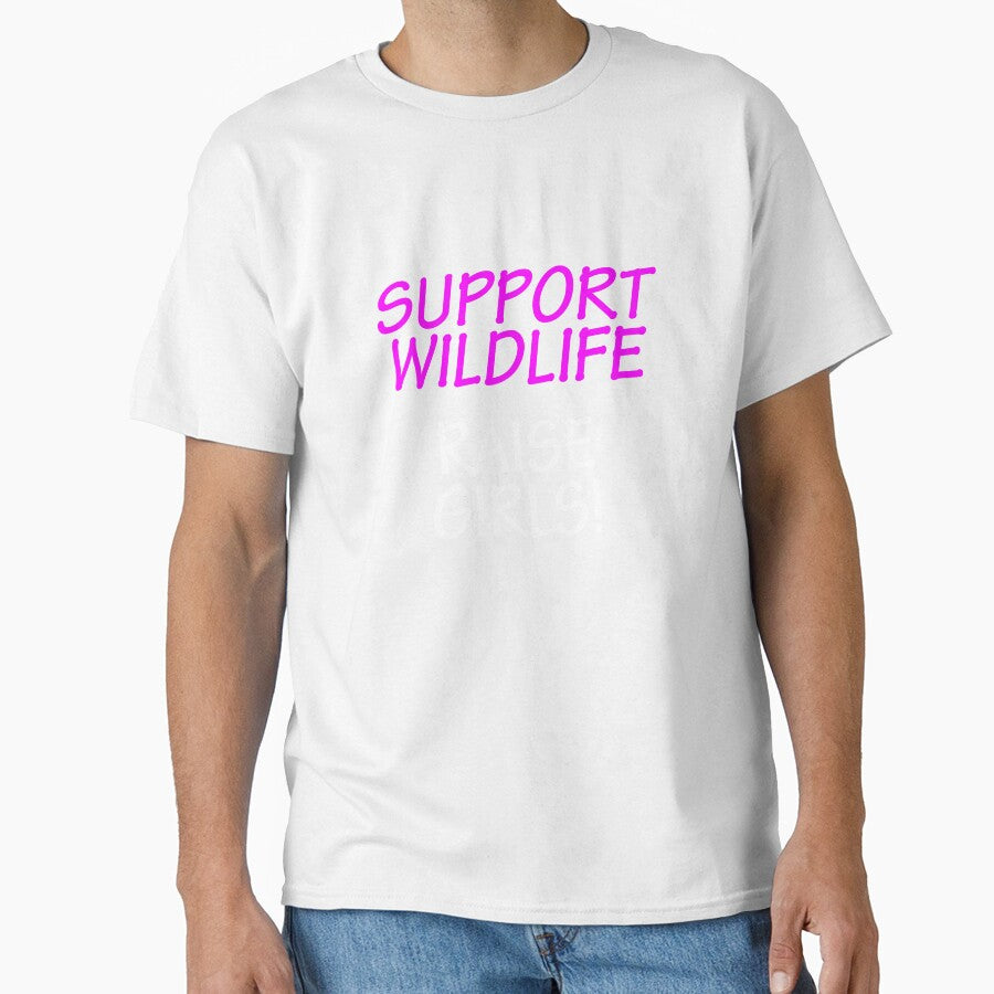 Funny Design For Mom of Girls Support Wildlife by drwigglebutts