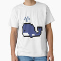 Pixel Whale (Blue) by kishizu