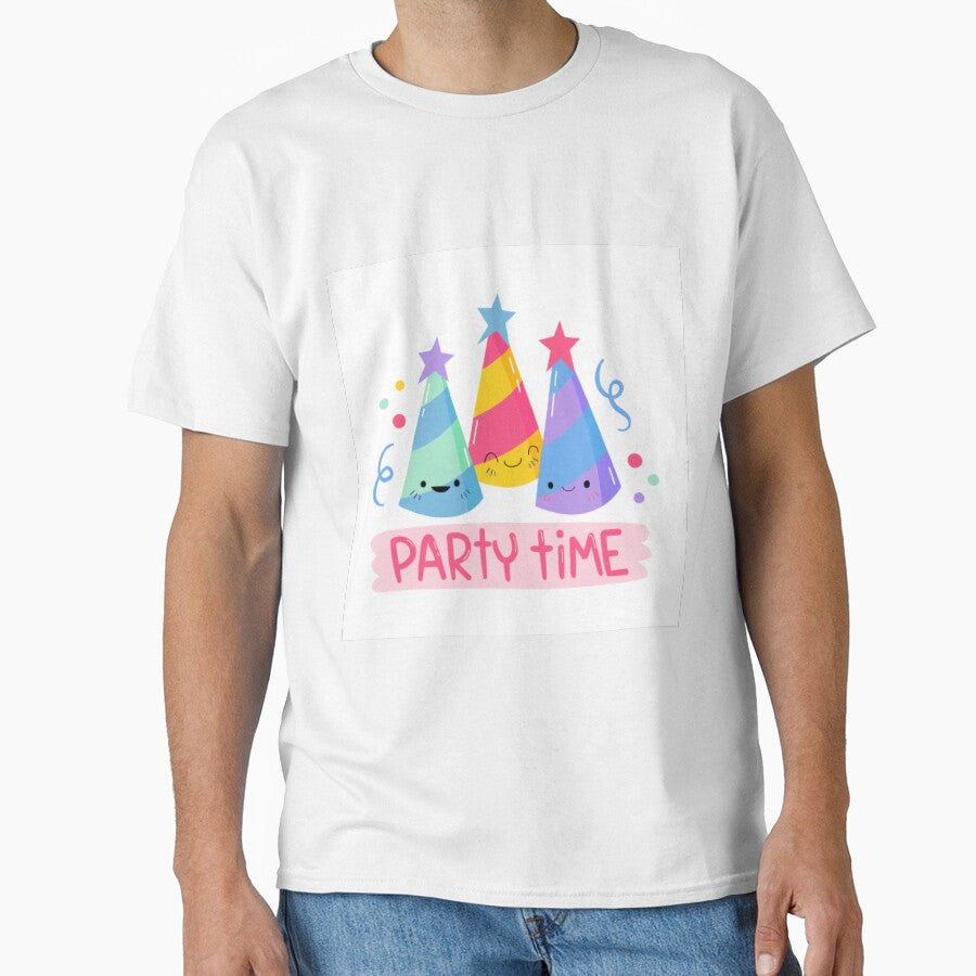 Cone cap with a party time  tag by Chemcho