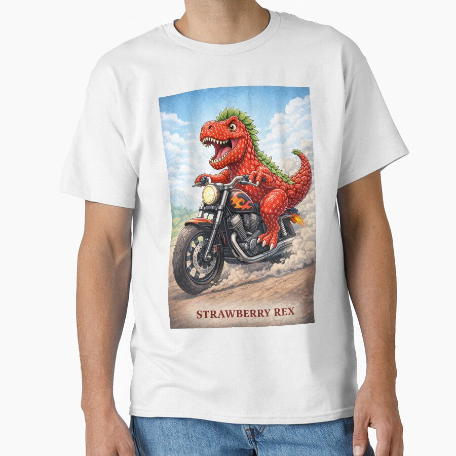 Strawberry Rex on a bike by LuluLeb
