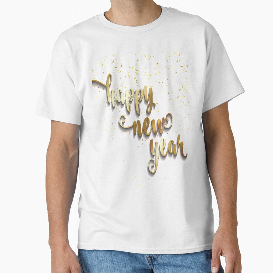Happy New Year - New Year 2022 Gift Dad Mom Kids Essential T-Shirt by Svgdesig⭐⭐⭐⭐⭐