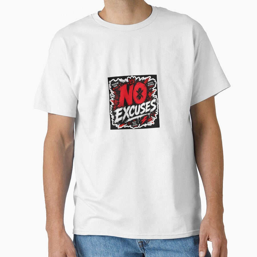 No excuses - Motivational Sticker by huzaifashajapur