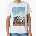 Stray Kids summer blue group picture DIVINE You make stray kids STAY SKZ SKZOO kpop bang chan lee know changbin hyunjin han felix seungmin IN 5 star world tour poster by Kpop-Noona