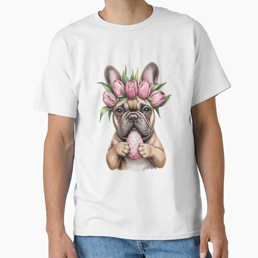 Bunny French Bulldog Dog Happy Easter Day Lover Egg Hunt by TrinaEspinoza
