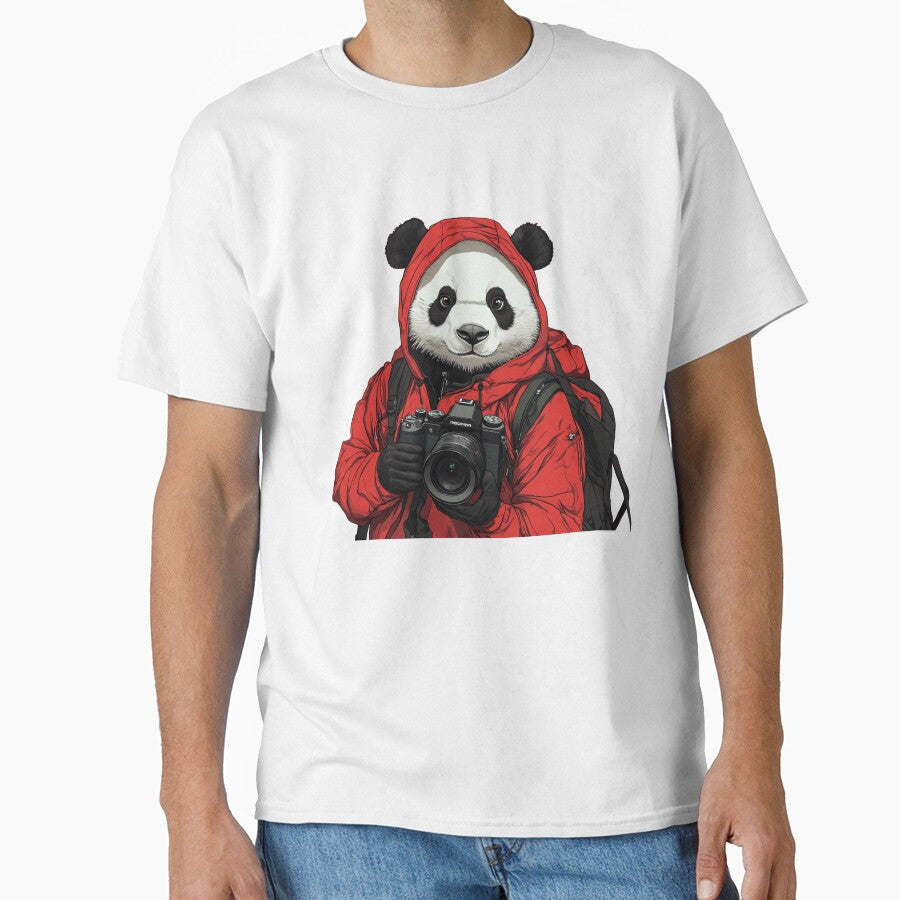 Panda with Camera by NicolasGlowArt