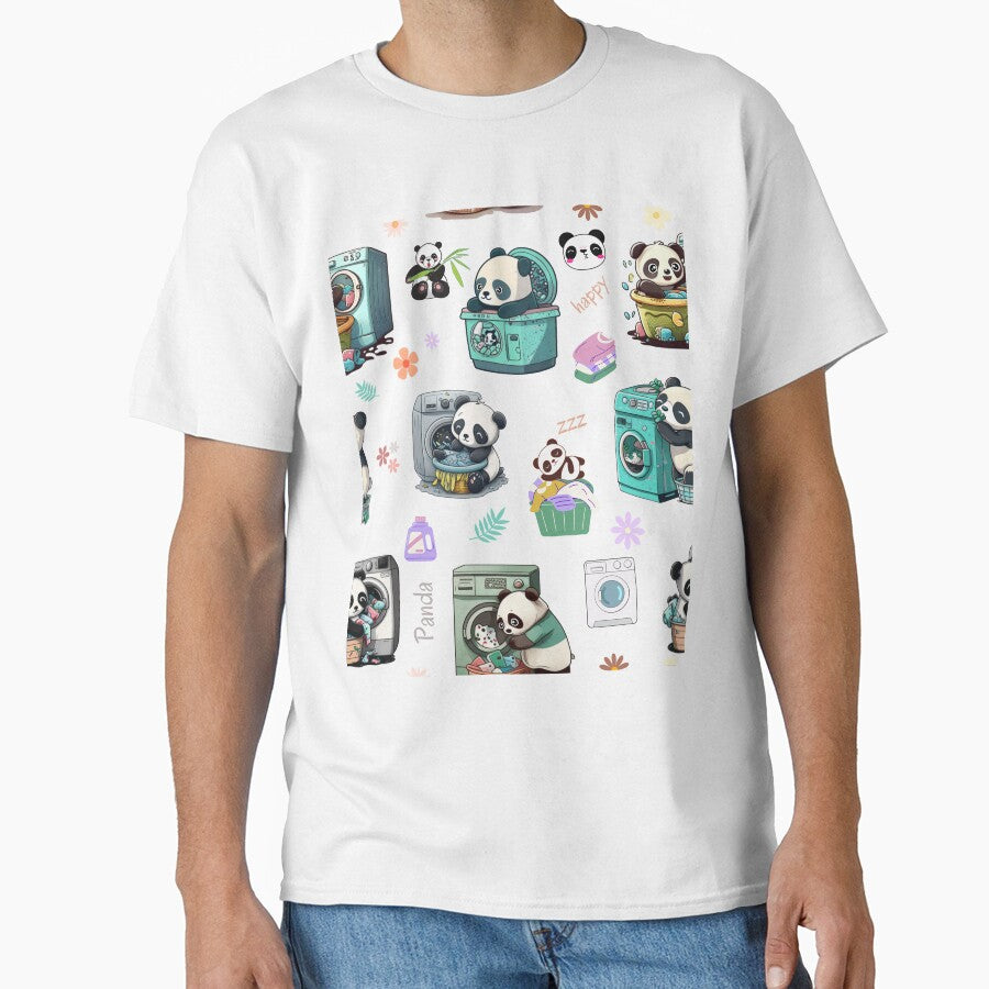 Cute Panda Colorful Pattern by lelixart