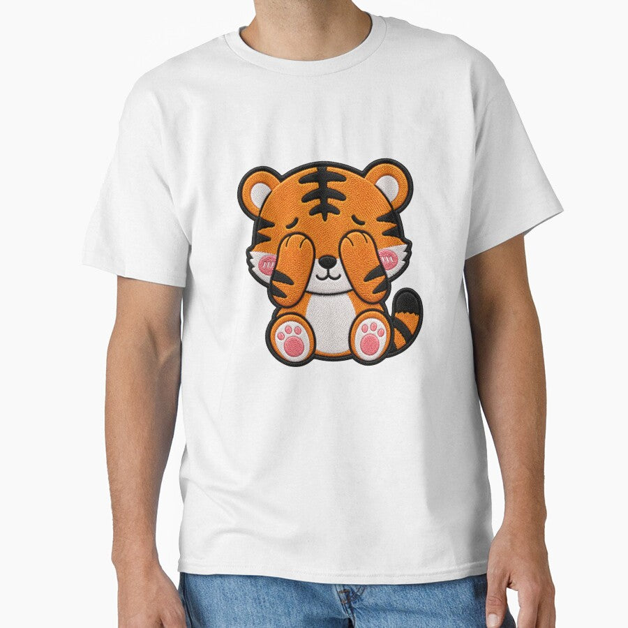 Kawaii Baby Tiger Embroidery Patch | Cute Chibi Tiger by ColorSplash123