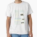 Work hard, be kind, and amazing things will happen Tshirt Classic T-Shirt by eajob