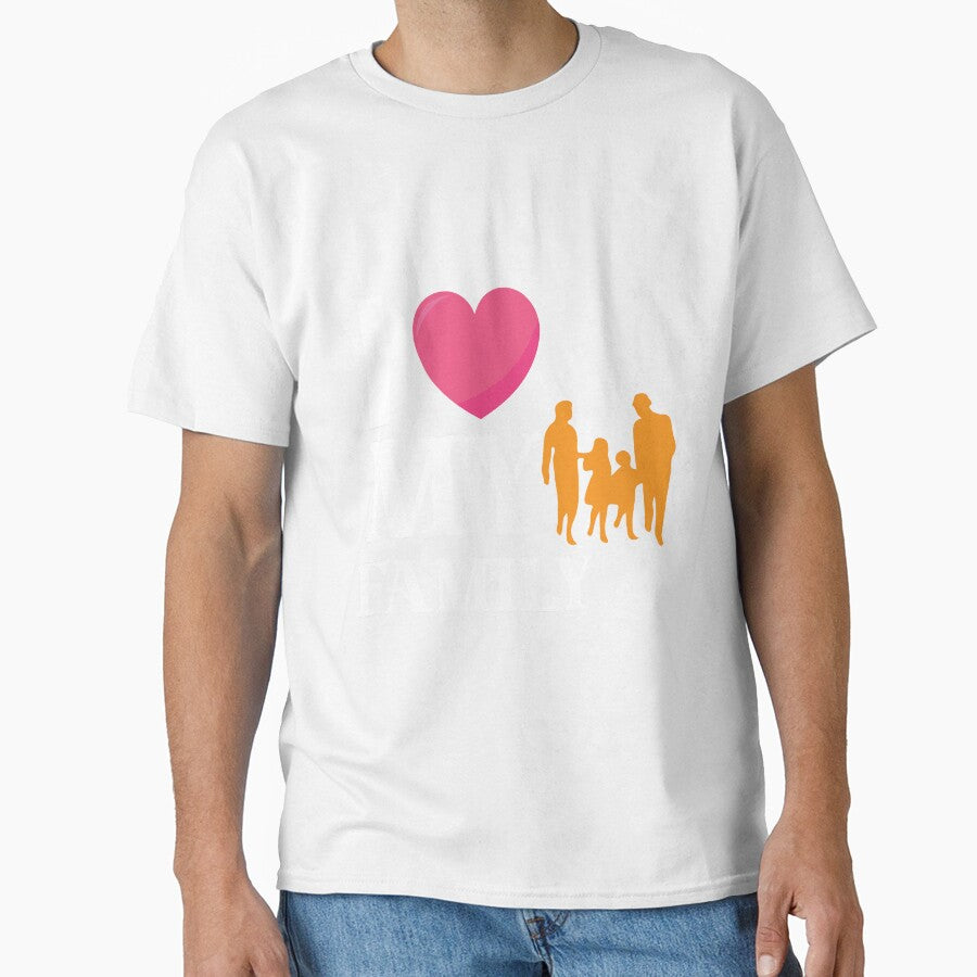 picontshirt Matching Family I Love My Family T-Shirts by DesignerCrew