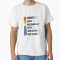 Boomer Gen X Millennial Gen Z Gen Alpha Generation Checklist Funny Millennial Gift by SHREE ART STUDIO