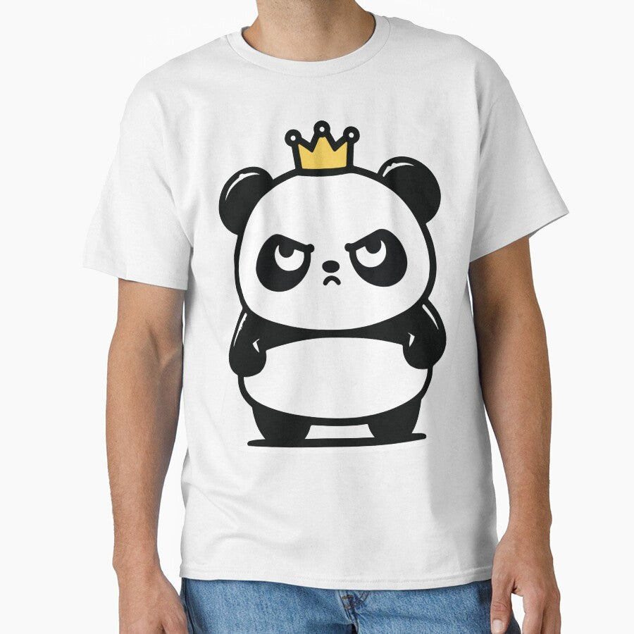 Angry Panda King - Cute and Fierce Panda Illustration by Colorful Dreams