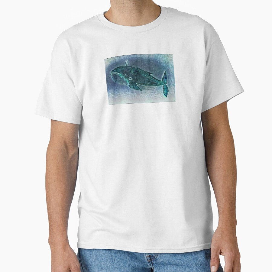 Blue-green artistic whale by Pelikancrazy