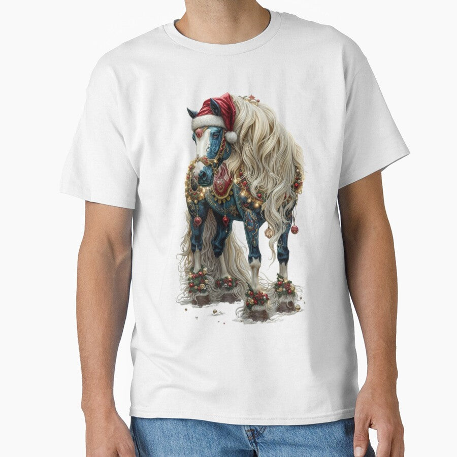 Christmas Horse – Year of the Red Fire Horse 2026 by AlexLineArt