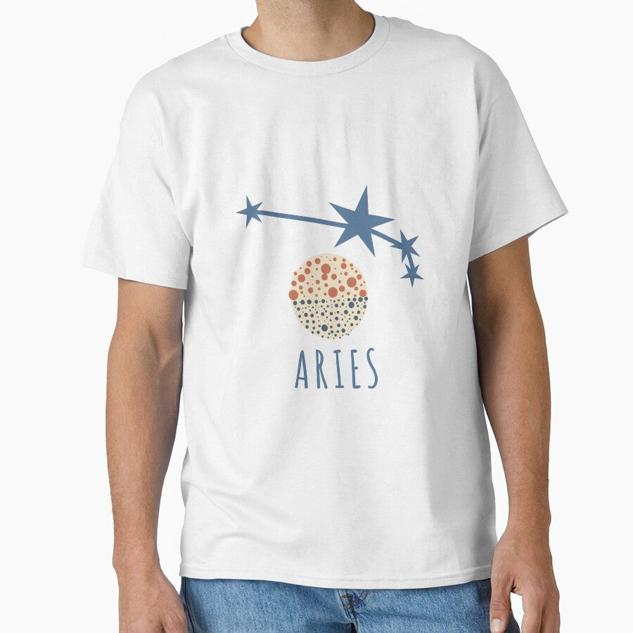 Minimalist Aries Zodiac Constellation Art by capricedefille