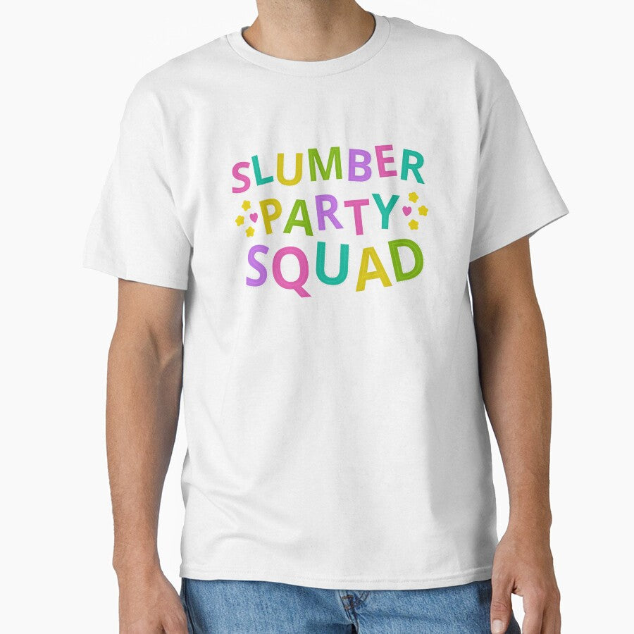 Slumber party Squad For Sleepover Party With Hearts and Stars by JokeGysen