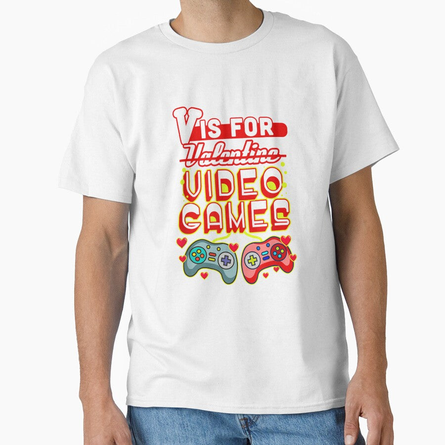 V Is For Valentine Video Games Funny Valentine For Gamers by ninapfvu