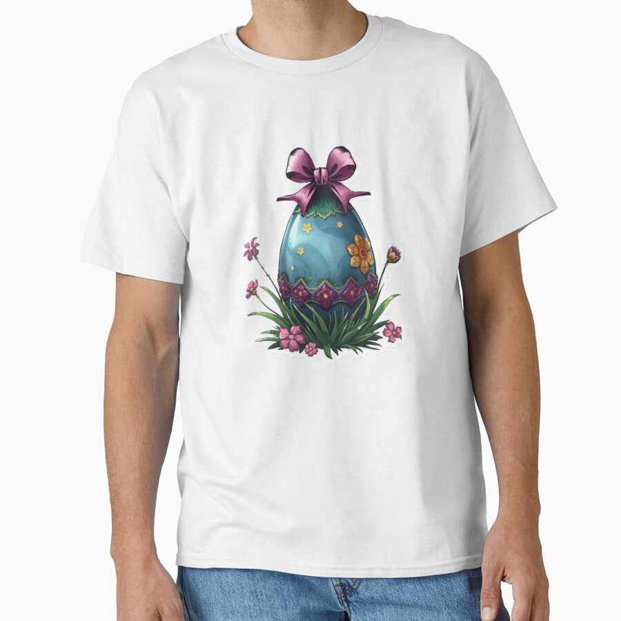 Easter egg with a ribbon and flowers ,egg,Happy Easter,Easter Day,easter illustration by Expressions-Sel