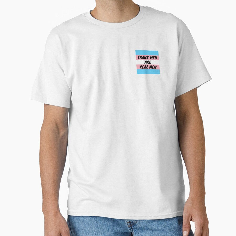 Trans Men Are Real Men - Trans Flag by thesassypanda