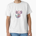 Cute Kawaii Axolotl Drinking Boba Tea by JanElJaJas