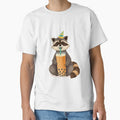 Raccoon Boba tea milktea Party Hat happy birthday kawaii gift funny christmas happy by CheeseBlueprint