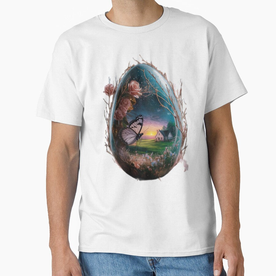 easter egg with butterfly landscape decoration by Expressions-Sel