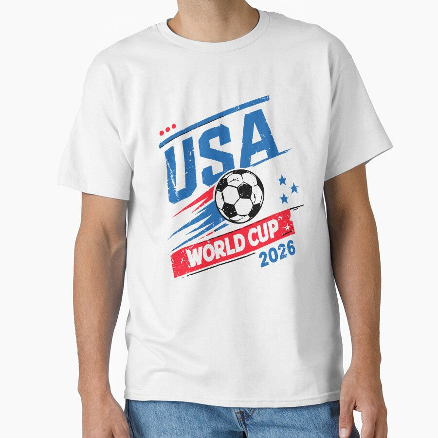 Vintage USA World Cup 2026 Soccer Shirt, Patriotic American Football Fan Graphic by kennedy-brook