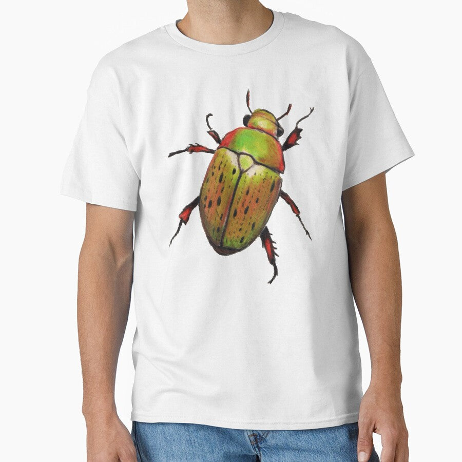 Australian Christmas Beetle (Anoplognathus suturalis) by Mary Traverse