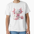 Adorable Knitted Axolotl Digital Art Pastel Christmas Charm by AnnDesignStudio