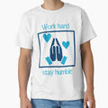 Work Hard Stay Humble Christian Prayer Motivational Art by byLizedesigns