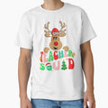 teacher christmas reindeer shirt , matching teacher squad christmas crew grovvy shirt by ZAIN JAMAL